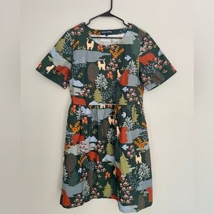 Princess Highway Bear Necessities Babydoll dress